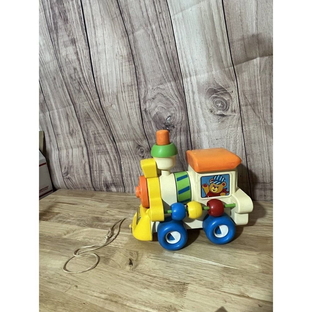 1982 Child Guidance Busy Choo-Choo Train Toy Educational VTG Used See Pictures!
